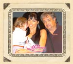 Francesca Onofri con la famiglia